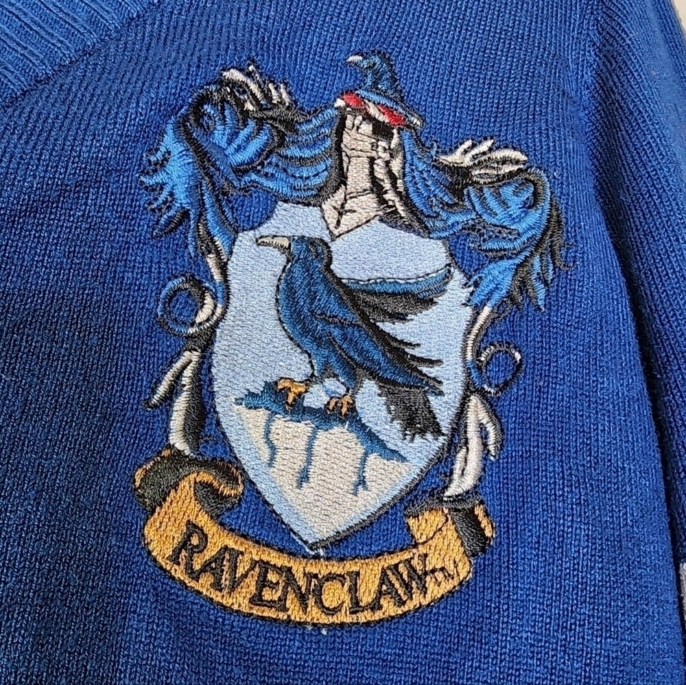 Harry Potter Blue Ravenclaw House Open Front Cardigan S - Picture 7 of 7